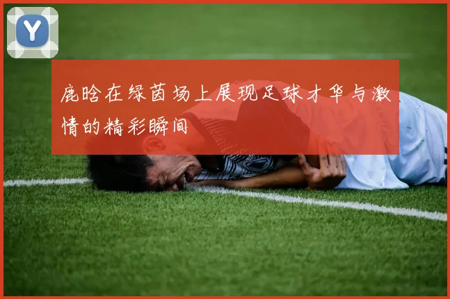 鹿晗在绿茵场上展现足球才华与激情的精彩瞬间