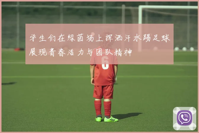 学生们在绿茵场上挥洒汗水踢足球展现青春活力与团队精神
